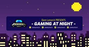 Click To Use This Template Retro Twitch Banner Maker With A Night City Skyline 1452b Gaming Gameindustry Template Mockup Design In 2020 Banner Night City Twitch