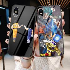 Unique goku ultra instinct designs on hard and soft cases and covers for iphone 12, se, 11, iphone xs, iphone x, iphone 8, & more. Dragon Ball Z Silicone Edge Case For Iphone Xr Xs Max X 8 Plus 7 Tempered Glass Back Cases Cover For Iphone 7 6 6s Plus Case Buy At The Price