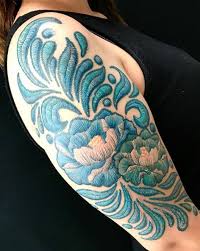 First, let's say that embroidery tattoos look as natural and authentic as real embroidery. Embroidery Tattoos Everything You Need To Know About Them