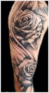Rose Half Sleeve Tattoo Rose Tattoo Sleeve Best Sleeve Tattoos Rose Tattoos For Men
