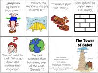 Tower of babel, just for fun materials: Tower Of Babel Printables Christian Preschool Printables