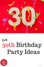 My grand idea for his 30th birthday was to surprise him with 30 gifts! 30th Birthday Party Ideas