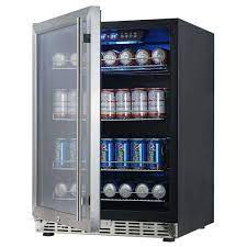 Check spelling or type a new query. Beverage Fridge 24 Inch 180 Cans Under Counter Cooler From Kingsbottle