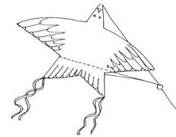 The Step 5 Of Making A Hawk Kite Chinese Kites Bird Kite Kite