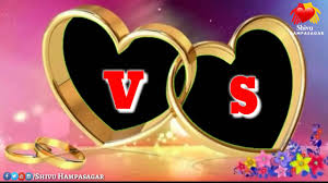 Match your color & style free! V And S Letter Love Images Hd
