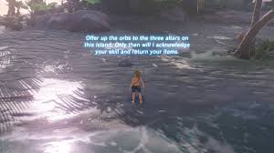 First of all, you're supposed to be using shock arrows, not fire arrows. Eventide Island Guide How To Survive With Nothing In Breath Of The Wild