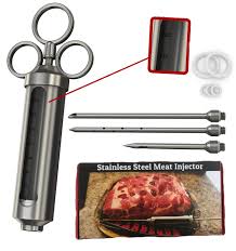 Spices or herbs), use the larger needle. Marinade Meat Injector Kit Cave Tools