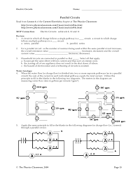 Thousands of different circuits can be built with this gizmo. Series And Parallel Circuits Worksheets With Answers Series And Parallel Circuits Worksheet With Answers Pdf