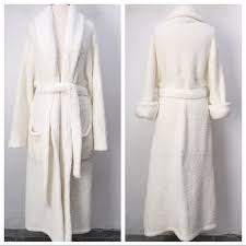 Barefoot Dreams Cozychic Long Robe Size 2 Pearl