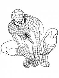 L'araignée est le symbole choisit par le jeune homme peter parker après avoir été pincé par une. Coloriage Spiderman Coloriages Pour Enfants
