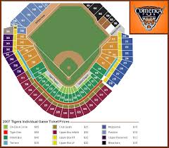 Comerica Park Seating Detroit Tigers Comerica Park Seating