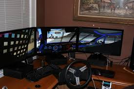 Killing my 1080ti but on the other hand. 3 Monitor Setup Sim Racing Novocom Top