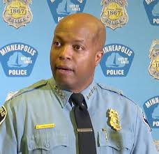 While some city workers are warned against politics, police chief steps to  the podium • Minnesota Reformer