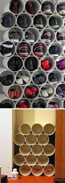 Shelves are a great way to utilize the vertical space in your home for maximum space efficiency. 18 Diy Shoe Storage Ideas For Small Spaces Diy Shoe Storage Diy Shoe Storage Ideas Small Space Diy
