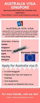 Australia Visa Singapore Australia Visa Australia Tourist Visa