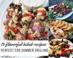 13 Flavorful Kebab Recipes Perfect For Summer Grilling Just A Pinch Kebab Recipes Grilled Dinner Barbeque Recipes