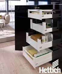 The Arcitech Drawer From Hettich Allows For Wide Drawers With Heavy Loads Available In 40 60 80kg Loading C Hettich Contemporary Kitchen Drawer Inspiration