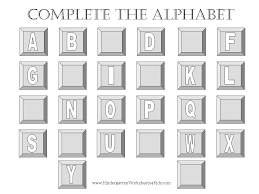 101 alphabet activities and printables · 1. Complete The Alphabet Worksheets