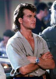 Very few movie stars could do a corny romance picture one year, then turn around and put out a cult classic action flick like road house the next. Fabulous Photos Of Young Patrick Swayze In Mullet Hairstyles From 1980s And1990smullet Hairstyle