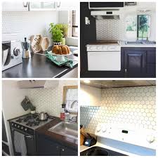 White starry patterned kitchen tiles | fireclay tile. Hexagon Off White Vinyl Sticker Self Adhesive Wallpaper 3d Peel And Stick Square Wall Tiles For Kitchen And Bathroom Backsplash Wall Stickers Aliexpress