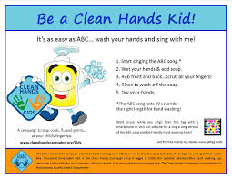 Clean Hands Kids Flyer The 8 5 X 11 Flyer Was Designed As A Mini Poster And Was Distributed At Health Fairs And Health Fair School Health Teaching Schools