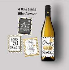 Harder still might be trying to think up those 50th birthday gifts for women, keeping in that's great! 50th Birthday Wine Bottle Label Funny Cute 30 Gift Ideas Paper Party Supplies Stickers Labels Tags