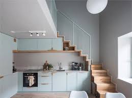 Cette Cuisine A Ete Installee De Facon Astucieuse Dans Cet Appartement De 50m2 Seulement Planete Deco A Homes World Cuisine Ouverte Sur Salon Amenagement De La Cuisine Interieur De Cuisine