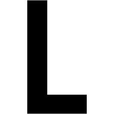 L · label · labrador retriever · lace · ladder · ladle · lady · ladybug · lake Black Letter L Icon Free Black Letter Icons