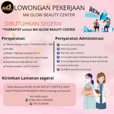 Tidak berkedudukan sebagai calon pegawai negeri sipil (pns), pegawai negeri sipil (pns), pppk, prajurit tentara nasional indonesia (tni) , atau anggota kepolisian negara republik. Lowongan Kerja Di Ma Glow Beauty Center Kaba Bukittinggi Facebook