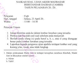 Sekian artikel dalam materi kali ini tentang pembahasan soal latihan us pkn kelas 6 sd/mi. Contoh Soal Ujian Madrasah Ibtidaiyah Guru Paud