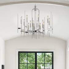 Asfour crystal flush mount chandelier foyer ceiling lighting fixture 4 light 16. Modern Entryway Foyer Lighting Fixtures Lumens