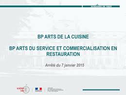 Sujet bac pro cuisine 2015. Bp Arts De La Cuisine Bp Arts Du Service Et Commercialisation En Restauration Arrete Du 7 Janvier Ppt Video Online Telecharger