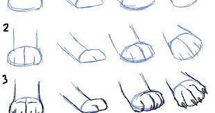 You can use any drawing supplies to draw a cat in a box, but here are the best tools for drawing. A Tutorial On How To Draw Cat Paws At Different Angles With The Claws Retracted And Extended Cat Paws Paw Drawing Herding Cats