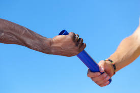 The cardinal sin of relay running is slowing down while you are still holding the baton. áˆ Baton Handoff Stock Pictures Royalty Free Handoff Photos Download On Depositphotos