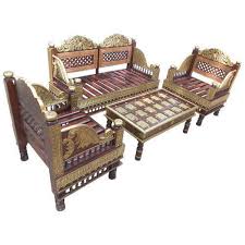 Textile, foam rubber, sintepon, wood dimensions: Antique Wooden Sofa Set By Mumtaz Furniture Antique Wooden Sofa Set From Medinipur Id 4697949