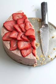 Raw Vegan Strawberry Cake Sans Gluten Sans Lait Sans Sucre Raffine Sans Cuisson Gateau Fraise Gateau Vegan Sans Cuisson Gateau Sans Cuisson