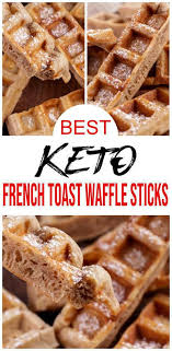 Low Carb Waffles Low Carb French Toast Waffle Sticks Recipe Easy Waffle Maker Recipe Serve A In 2020 Sugar Free Low Carb Recipe Low Carb Breakfast Carbquik Recipes