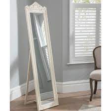 Qr code link to this post. Full Length Mirror In Cream The Elizabeth Floor Standing Mirror