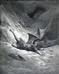 These angel names are of those angels considered to be of a bad nature and not names of good angels. Satan Shown As The Fallen Angel After Having Been Smitten Gustave Dore Wikiart Org