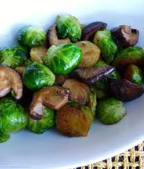Sauteed Brussel Sprouts And Shitake Mushrooms With Truffle Oil Recipe From Food52 Truffle Oil Recipes Shitake Mushroom Recipe Sauteed Brussel Sprouts