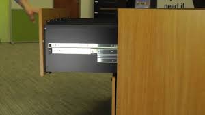 Extend the box or file drawer to its full extension. Bbf Product Installation Lateral File Drawer Removal Video 11 Youtube