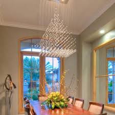 In this blog, we are going to dive deep into how to choose the right size chandelier for spaces like foyer, entryway, staircase, hallway, living room, dining room and kitchen island, which can add great ambiance and style for your home. Rectangular Base Pyramid Raindrop Crystal Ceiling Lights Crystal Ceiling Light Ceiling Lights Crystal Chandelier Dining Room