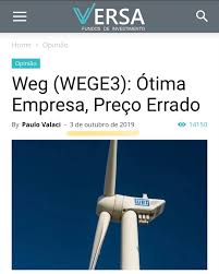 O oceans14 oferece históricos de resultados, dividendos, indicadores, balanços, cotações ajustadas, histórico de p/l, gráficos e muito mais. Weg Wege3 A Empresa Mais Cara Do Quero Ficar Rico Facebook