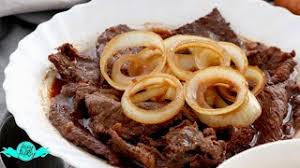 Fillet steaks with mushrooms and morels recipe. Bistek Filipino Beef Steak Foxy Folksy