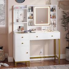 Aogllati Makeup Vanity With Lights In 3