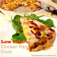 Chicken Pizza Crust Sassy Southern Yankee Recipe Chicken Crust Pizza Healthy Recipes Recipes