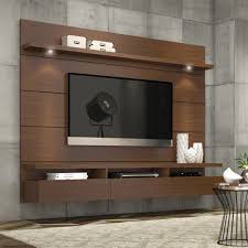 Manhattan Comfort 23852 2 2 Cabrini Floating Wall Theater Entertainment Center White G In 2020 Home Entertainment Centers Living Room Center Living Room Entertainment