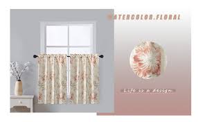 Hang your curtains from the highest point possible to create contrast and make a room feel taller. Leeva Kitchen Window Tier For Dining Room Classic Blue Energy Saving Decorative Small Windows Tiers Curtains And Drapes For Studio Bedroom 2 Panels 30x36 Home Kitchen Window Treatments Fcteutonia05 De