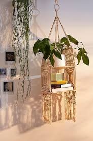 Macrame Hanging Shelf Plant Hanger Macrame Decor Macrame Wall Art