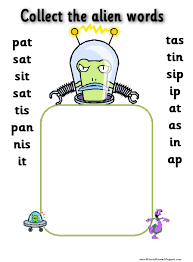 Here's a list of everyday objects you could use to match up items with the first six phonemes. Phase 2 Collect The Alien Words Satpin To Make It Easier I Would Tell Group How Many Words They Are Collecting Phonics Lessons Phonics Phonics Activities
